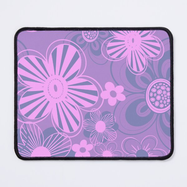 Item preview, Funky retro purple floral design designed and sold by LaBellCreative.