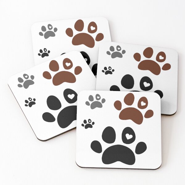 Item preview, Dog Paw Stickers designed and sold by Yahzhani.