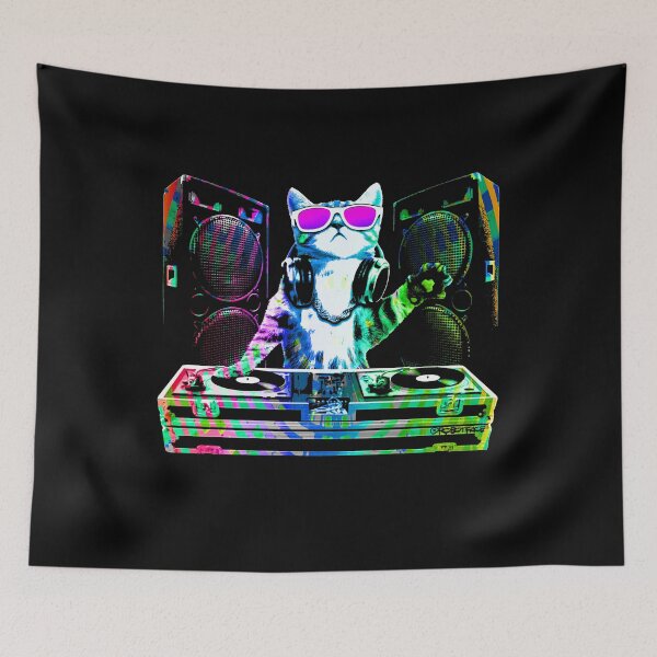 Item preview, HOUSE CAT (That DJ Kitty) designed and sold by ROBOTFACE T-Shirts.