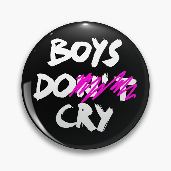 Item preview, BOYS DO CRY / BOYS DON'T CRY / Cool and Funny quotes white designed and sold by DRK7DSGN.
