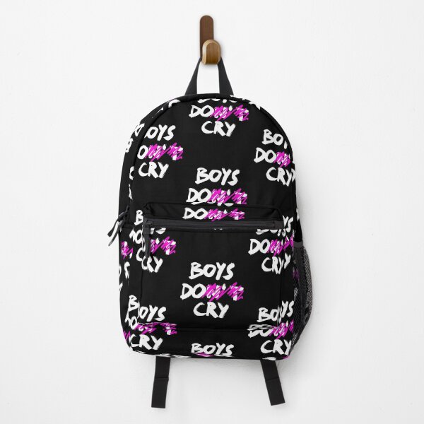 Item preview, BOYS DO CRY / BOYS DON'T CRY / Cool and Funny quotes white designed and sold by DRK7DSGN.