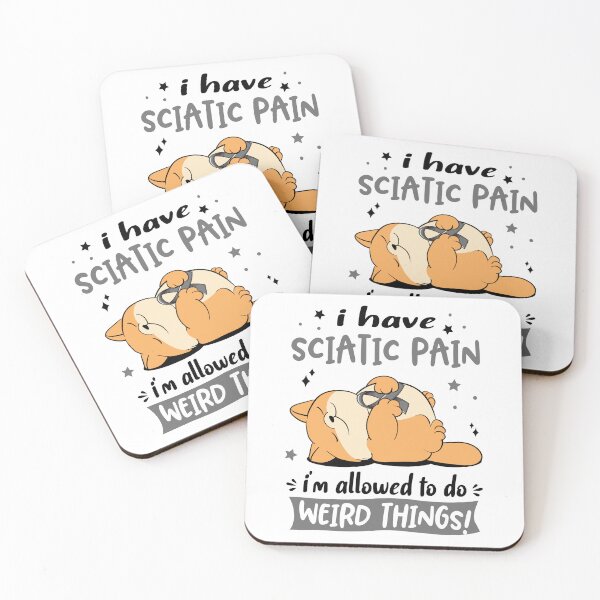 Item preview, Sciatic Pain Awareness Funny I have Sciatic Pain i'm allowed to do Weird Things! designed and sold by JanetShop809.