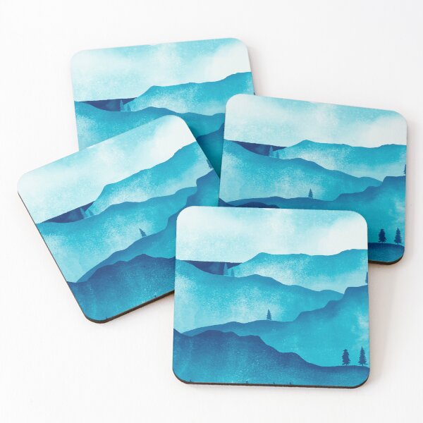 Item preview, Indigo Landscape, Blue Mountains  designed and sold by InnaPo ⭐⭐⭐⭐⭐.