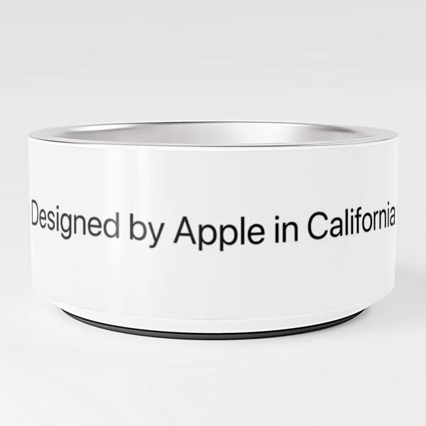 Designed by Apple in California