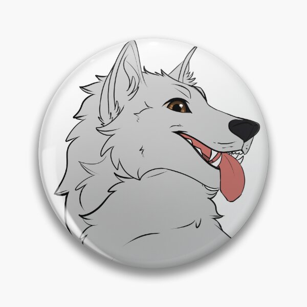 Item preview, German Shepherd (White) Sticker designed and sold by CosmicFatality.