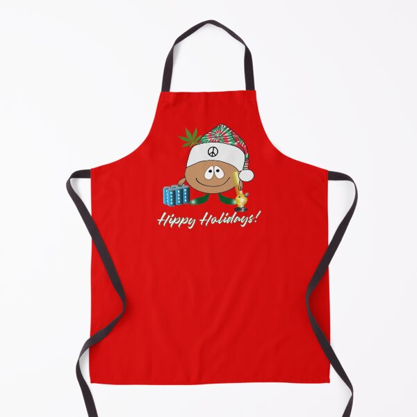 Item preview, HIPPY HOLIDAYS, HIPPIES, CHRISTMAS, SANTA HAT, BEER, BONG, WEED designed and sold by classic car craze.