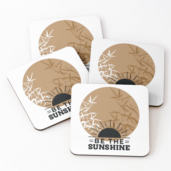 Item preview, Be the sunshine - Positive Quote with a Round Background - Japanese Style designed and sold by Mechanical-Artt.