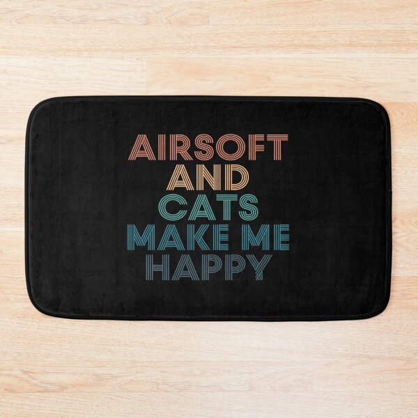Item preview, Airsoft And Cats Make Me Happy- Gift for Airsoft & Cats Fans designed and sold by kindxinn.