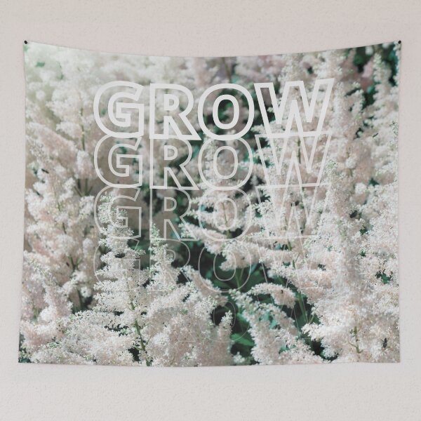Item preview, GROW (above) - Bright Enchanted Forest of Flowers designed and sold by AliceSLee.