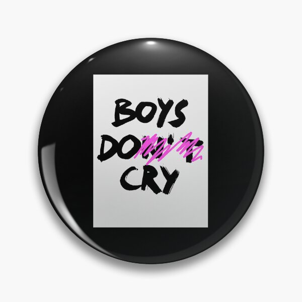 Item preview, BOYS DO CRY / BOYS DON'T CRY / Cool and Funny quotes white box designed and sold by DRK7DSGN.