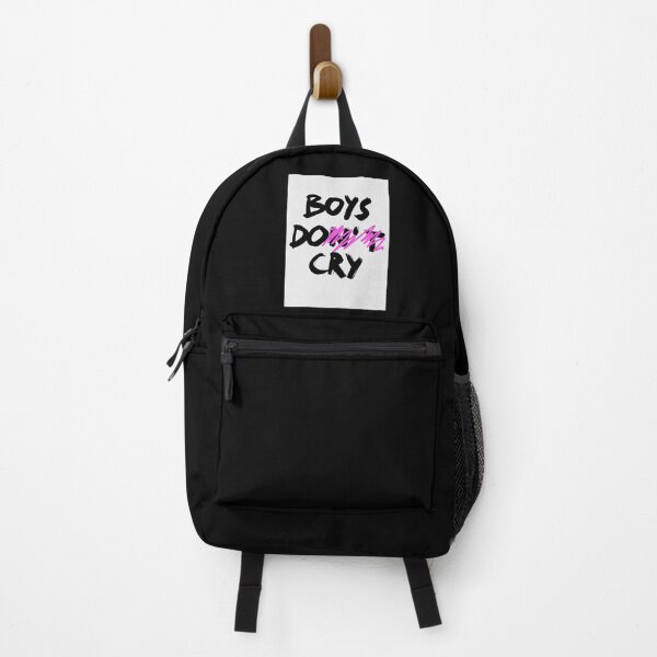Item preview, BOYS DO CRY / BOYS DON'T CRY / Cool and Funny quotes white box designed and sold by DRK7DSGN.