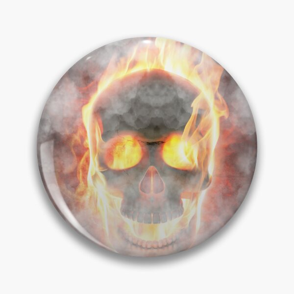 Item preview, Flaming Skull designed and sold by DRJProds-Merch.