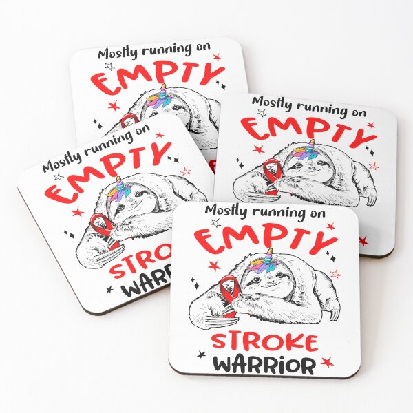 Item preview, Mostly running on Empty Stroke Warrior designed and sold by ElizabethS809.