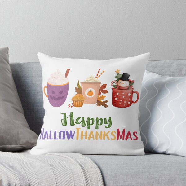 Item preview, Happy HallowThanksMas Mugs designed and sold by LunaticArtWork.