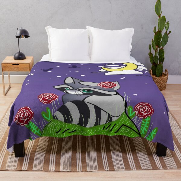 Item preview, Starry Raccoon Night designed and sold by DashyDesigns.