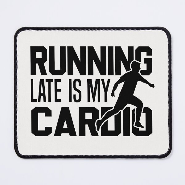Item preview, Running Late Is My Cardio, Workout Top, Funny Fitness designed and sold by Nedskr.