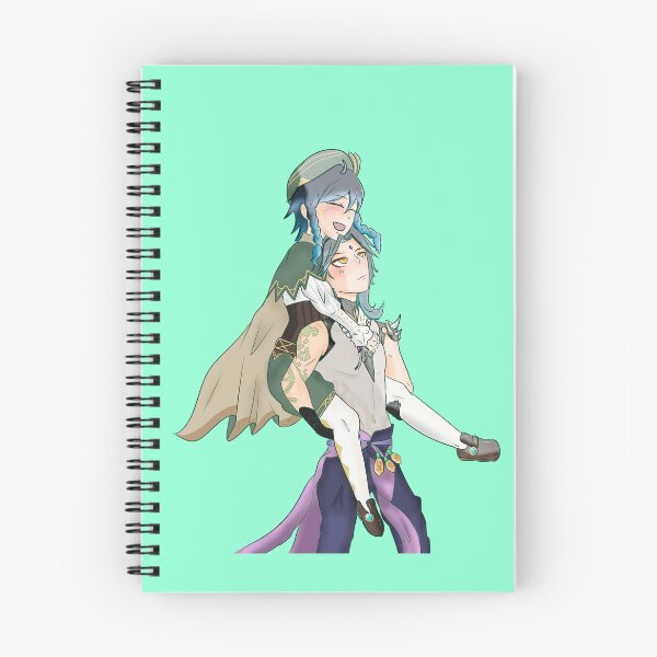 Item preview, Cute Xiao carrying Venti designed and sold by Hinagiku-Art.