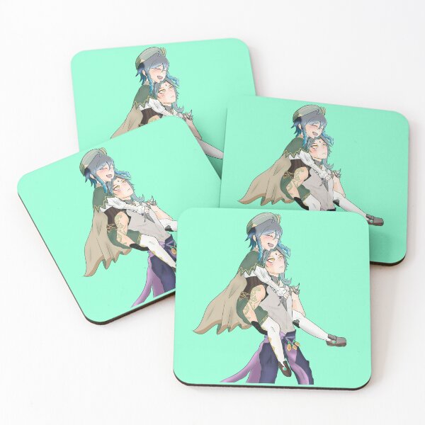 Item preview, Cute Xiao carrying Venti designed and sold by Hinagiku-Art.