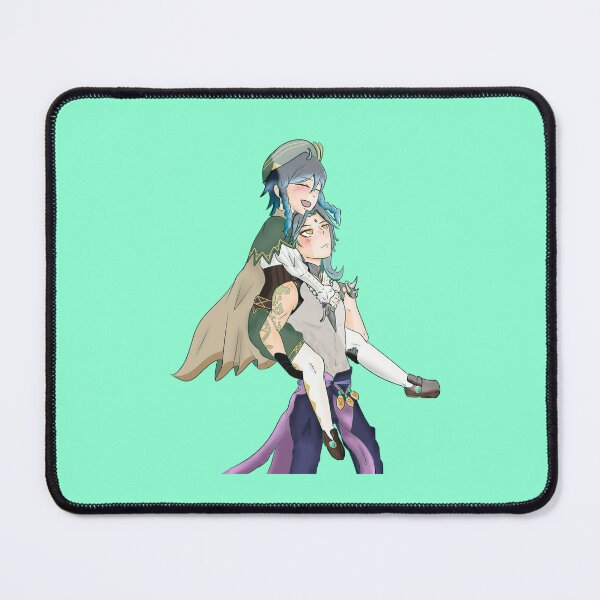 Item preview, Cute Xiao carrying Venti designed and sold by Hinagiku-Art.