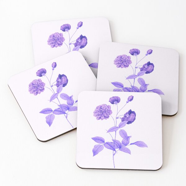 Item preview, China Rose Flower, Alternative Illustration - Purple Rose designed and sold by DaphneKstudio .
