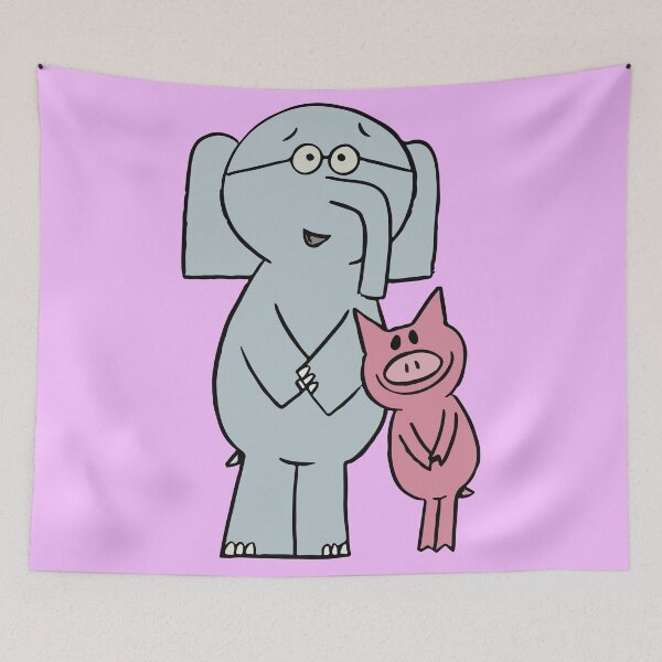 Item preview, elephant and piggie designed and sold by Walidovicstore.