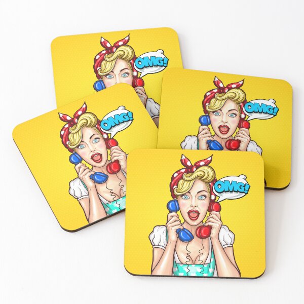 Item preview, Woman Flour Bread pop art designed and sold by MyWololo.