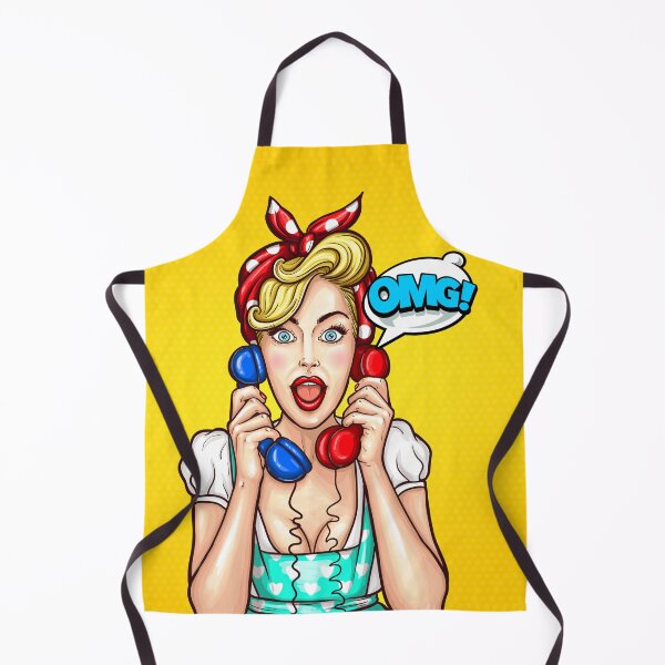 Item preview, Woman Flour Bread pop art designed and sold by MyWololo.