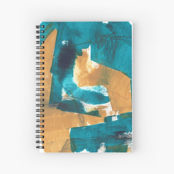 Item preview, teal and mustard 3 designed and sold by bmakesart.