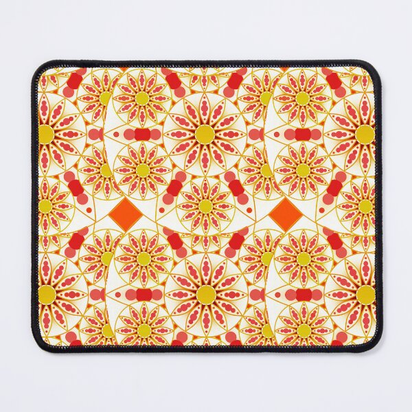 Item preview, Mandala Pattern, Brick Red, Rust, Gold designed and sold by Marymarice.