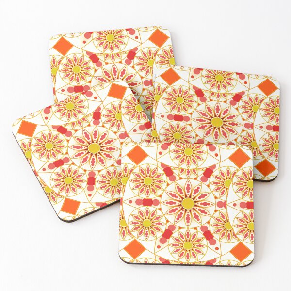 Item preview, Mandala Pattern, Brick Red, Rust, Gold designed and sold by Marymarice.