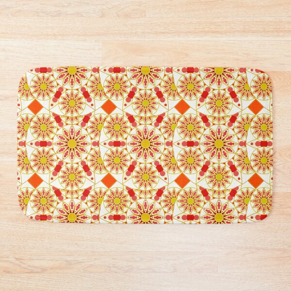 Item preview, Mandala Pattern, Brick Red, Rust, Gold designed and sold by Marymarice.