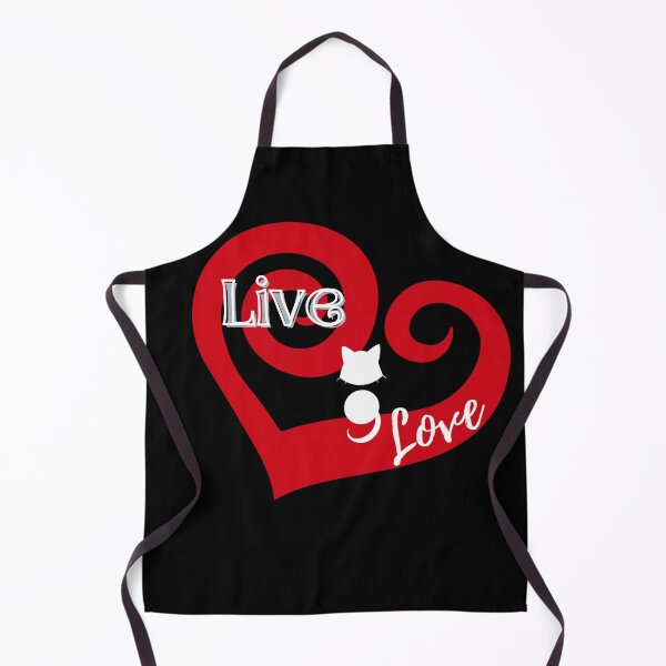 Item preview, Semicolon Cat (Live Love Spiral Heart B) designed and sold by SimplyMe-Plus.