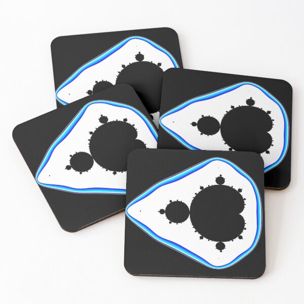 Item preview, Blue, Black & White Mandelbrot designed and sold by Rupert Russell.