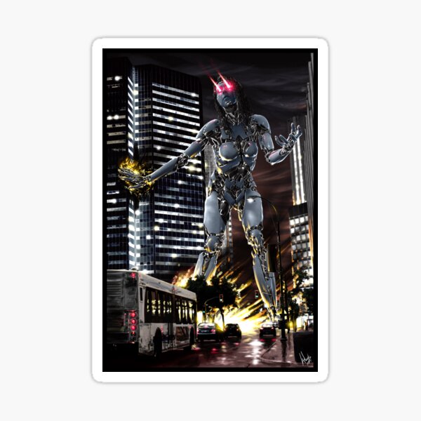 Cyberpunk Photography 048 Sticker