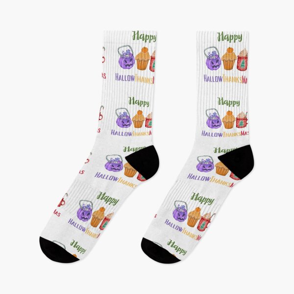 Item preview, Happy HallowThanksMas  designed and sold by LunaticArtWork.