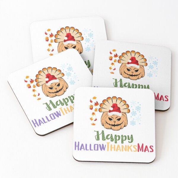 Item preview, Happy HallowThanksMas  designed and sold by LunaticArtWork.