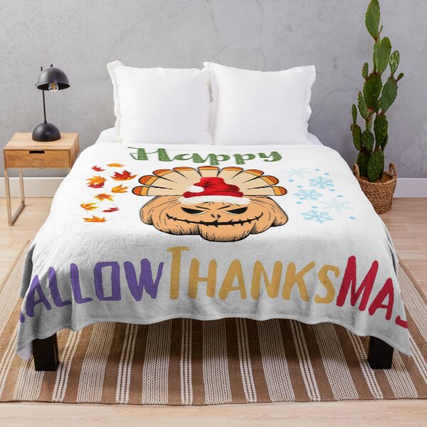Item preview, Happy HallowThanksMas designed and sold by LunaticArtWork.