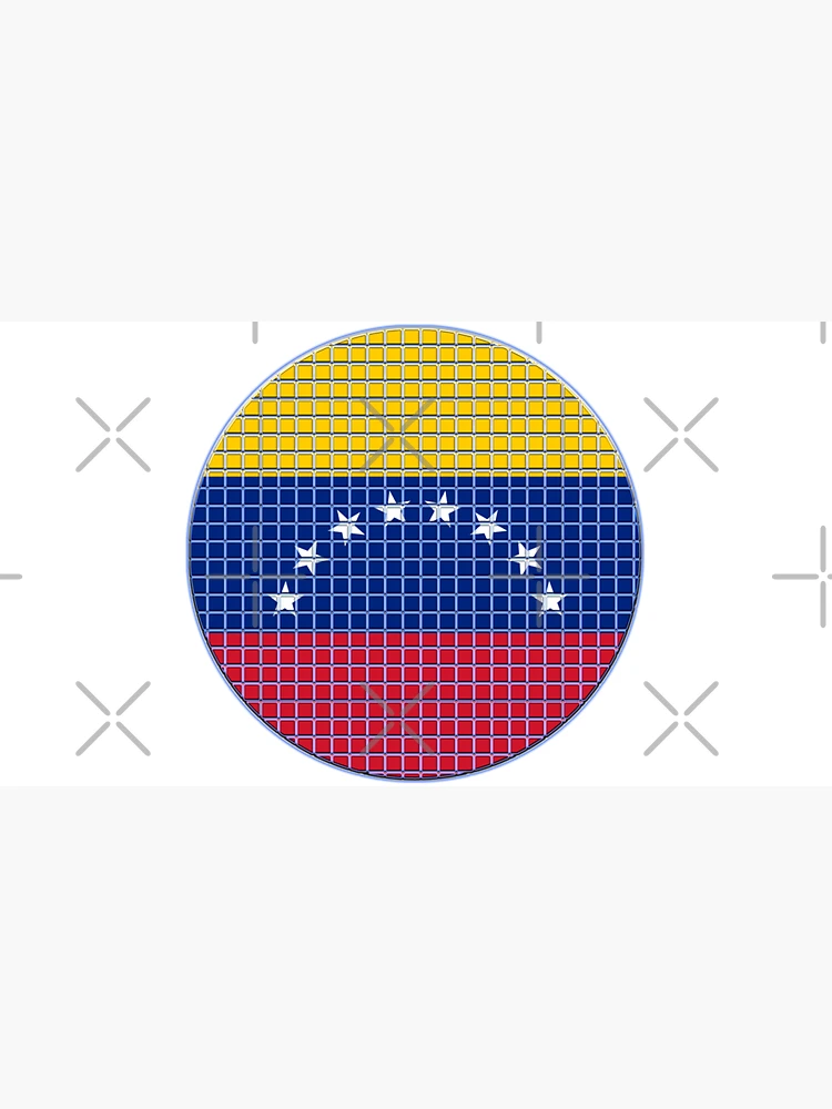 Thumbnail 3 of 3, Cap, Venezuela Flag Rounded - Squares Pixel designed and sold by MoonElite.