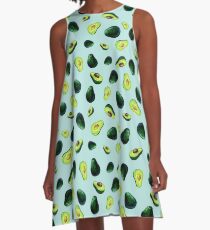 Avocado Pattern A-Line Dress