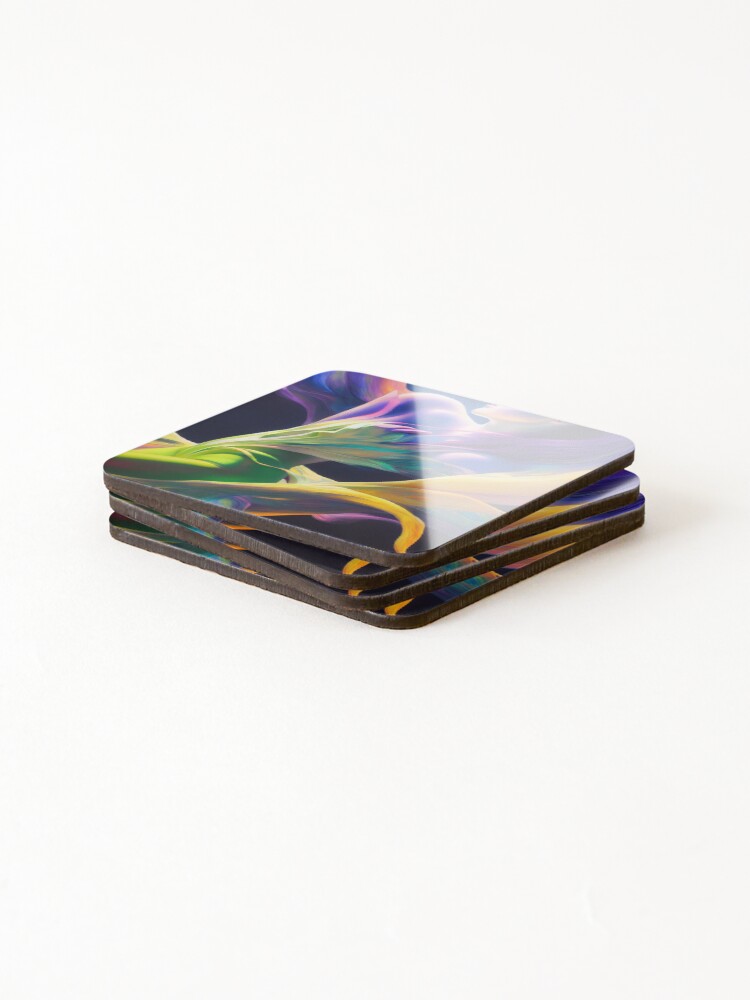 Thumbnail 4 of 5, Coasters (Set of 4), Awaken designed and sold by ThinkFunDesign.