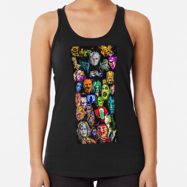 horror collection Racerback Tank Top