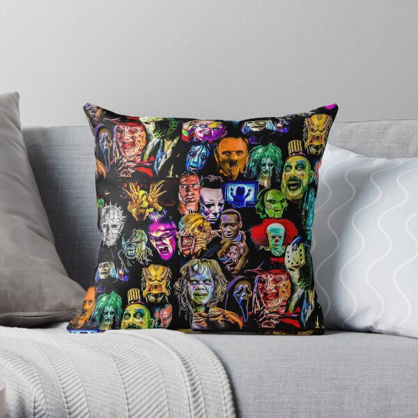 horror collection Throw Pillow