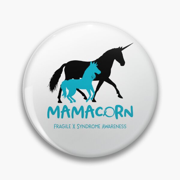 Artikelvorschau, Fragiles X-Syndrom-Bewusstsein Mama Unicorn Mamacorn Support Fragiles X-Syndrom-Krieger entworfen und verkauft von RunningShop.