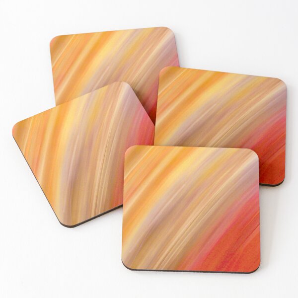 Item preview, Abstract Gold and Red Streaks. designed and sold by KellysComColors.
