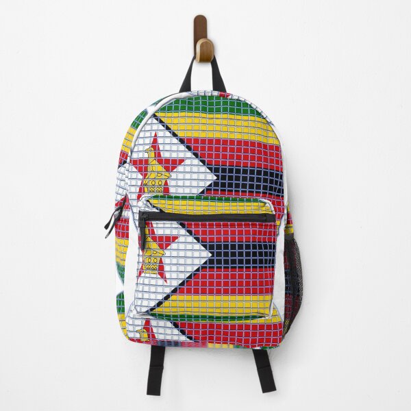 Item preview, Zimbabwe Flag Rounded - Squares Pixel designed and sold by MoonElite.