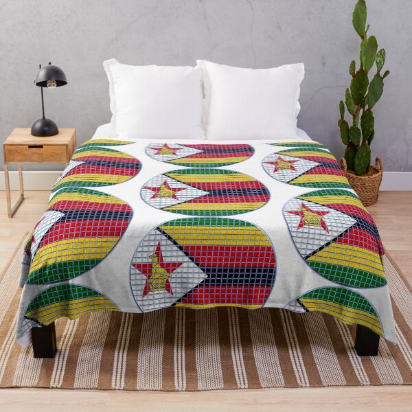 Item preview, Zimbabwe Flag Rounded - Squares Pixel designed and sold by MoonElite.
