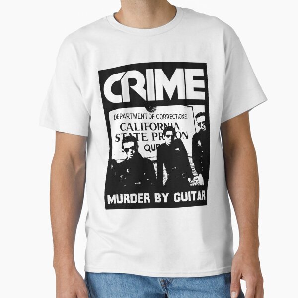 Item preview, Crime - Murder by Guitar Punk Rock Band T-Shirt San Francisco KBD designed and sold by izationalizer.