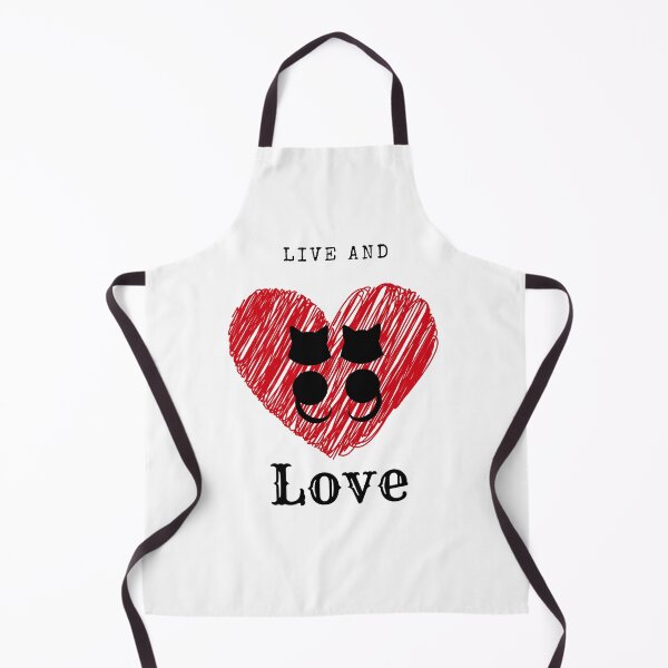 Item preview, Semicolon Cats (Live And Love Heart Sketch A) designed and sold by SimplyMe-Plus.