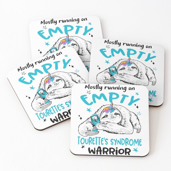 Item preview, Mostly running on Empty Tourette's Syndrome Warrior designed and sold by ElizabethS809.