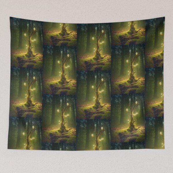 Item preview, Fairy tree in the forest designed and sold by EzraRogers.
